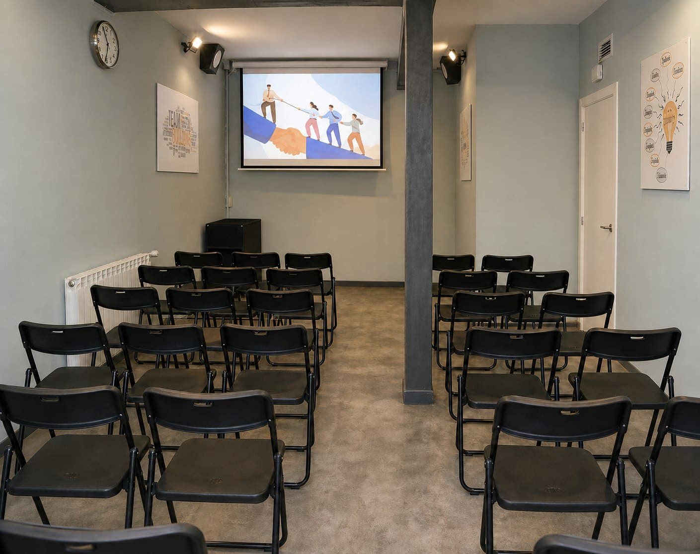 Sala para reuniones y actividades de team building en Linked Minds